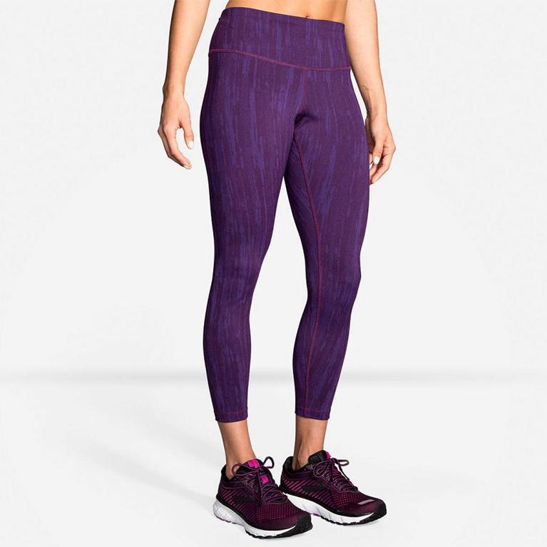 Brooks FORMATION Running Leggings Womens Canada - Purple (OAB967510)